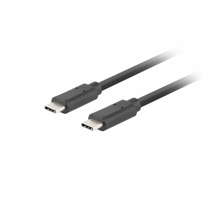 Câble USB-C Lanberg CA-CMCM-32CU-0010-BK Noir 1 m Câble USB-C Lanberg CA-CMCM-32CU-0010-BK Noir 1 m