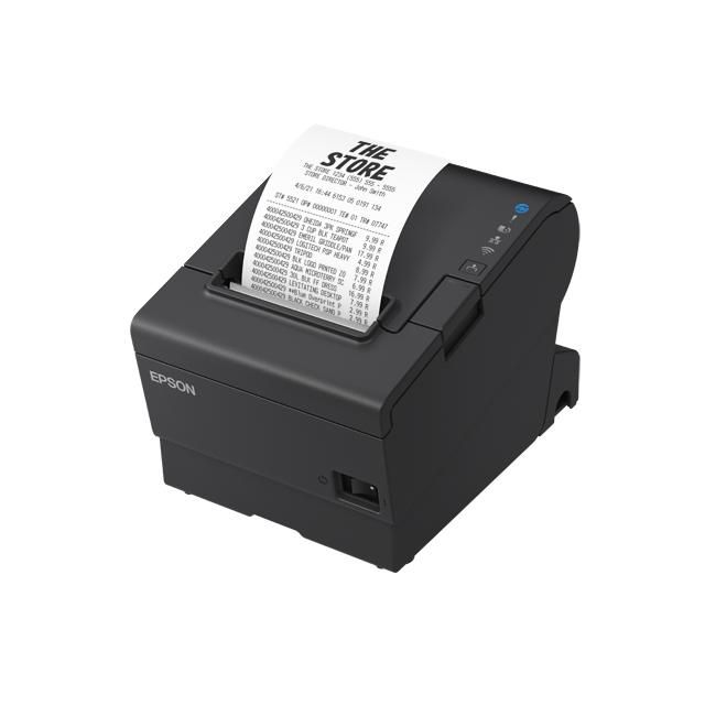 Epson TM-T88VII (112) - Imprimante de tickets avec interfaces USB, Ethernet, Série, PS - Noire