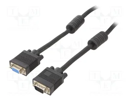 GEMBIRD Câble VGA 1,8m noir Cablexpert CC-PPVGAX-6B