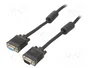 GEMBIRD Câble VGA 1,8m noir Cablexpert CC-PPVGAX-6B