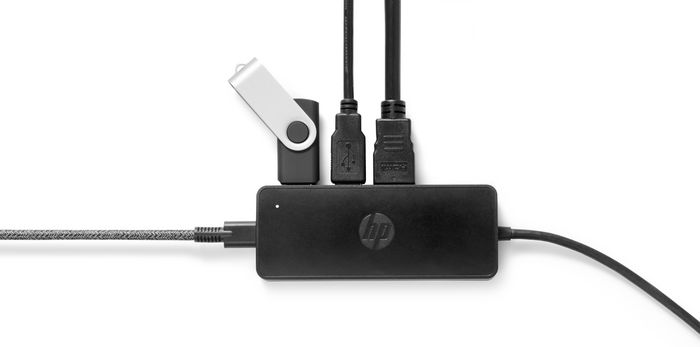 HP Concentrateur USB-C de Voyage G2 - Hub Portable avec Ports USB et HDMI pour Ordinateur Portable