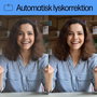 HP Webcam 320 FHD 1080p avec grand angle, micro intégré, obturateur de confidentialité et compatibilité Chromebook