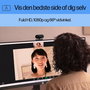 HP Webcam 320 FHD 1080p avec grand angle, micro intégré, obturateur de confidentialité et compatibilité Chromebook