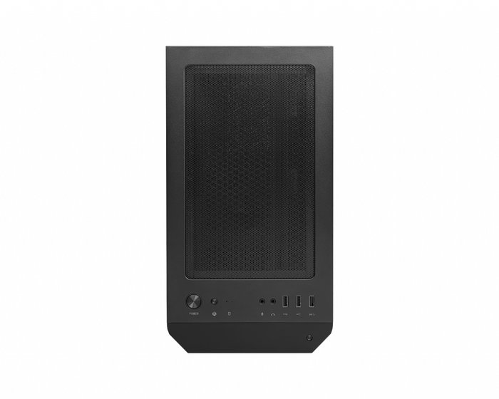 MSI MAG Forge M100A Boîtier PC Gaming Micro-ATX, Panneau avant mesh, Fenêtre latérale, RGB, 3 ventilateurs 120mm, Noir