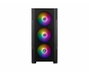 MSI MAG Forge M100A Boîtier PC Gaming Micro-ATX, Panneau avant mesh, Fenêtre latérale, RGB, 3 ventilateurs 120mm, Noir
