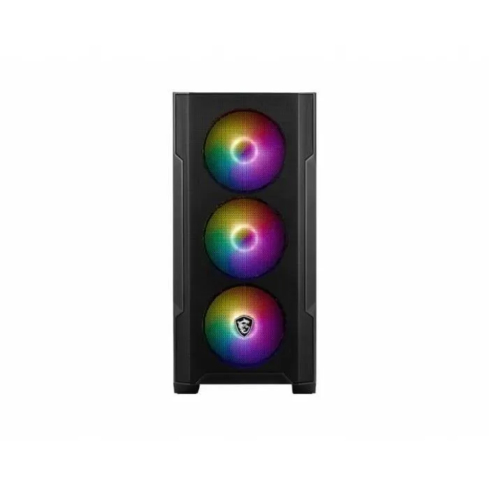 MSI MAG Forge M100A - Boîtier PC Gaming Mini Tour Micro-ATX Noir avec Verre Trempé, Ventilateurs Auto-RGB et Pannellerie Mesh pour Refroidissement Optimal MSI MAG Forge M100A - Boîtier PC Gaming Mini Tour Micro-ATX Noir avec Verre Trempé, Ventilateurs Auto-RGB et Pannellerie Mesh pour Refroidissement Optimal
