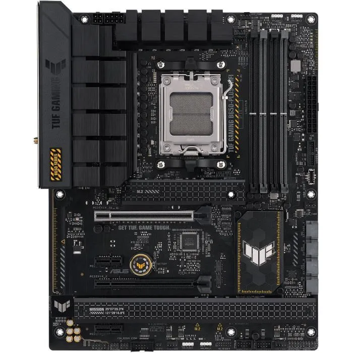 Asus Carte mère TUF GAMING B650-PLUS WiFi (90MB1BZ0-M0EAY0), Noir - Socket AM5, DDR5, PCIe 4.0, Wi-Fi 6 Asus Carte mère TUF GAMING B650-PLUS WiFi (90MB1BZ0-M0EAY0), Noir - Socket AM5, DDR5, PCIe 4.0, Wi-Fi 6