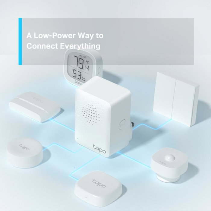 TP-Link Smart Hub Tapo H100 - Hub Domotique Intelligent Compatible Wi-Fi