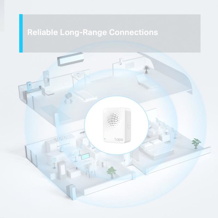 TP-Link Smart Hub Tapo H100 - Hub Domotique Intelligent Compatible Wi-Fi