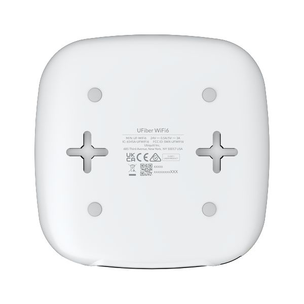 Ubiquiti UFiber WiFi6 CPE GPON - Routeur Wi-Fi 6 avec 4 ports Gigabit RJ-45, SC/APC, PoE, débit descendant 2.488 Gbps, ascendant 1.244 Gbps Ubiquiti UFiber WiFi6 CPE GPON - Routeur Wi-Fi 6 avec 4 ports Gigabit RJ-45, SC/APC, PoE, débit descendant 2.488 Gbps, ascendant 1.244 Gbps