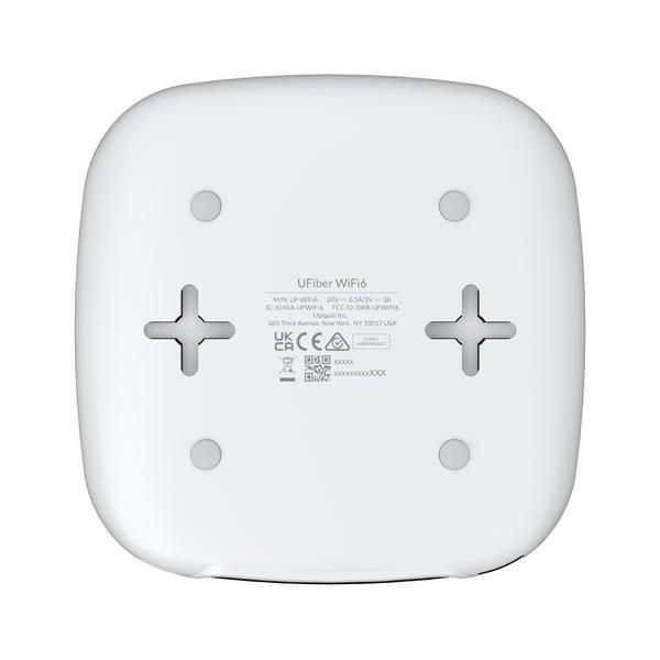 Ubiquiti UFiber WiFi6 CPE GPON - Routeur Wi-Fi 6 avec 4 ports Gigabit RJ-45, SC/APC, PoE, débit descendant 2.488 Gbps, ascendant 1.244 Gbps Ubiquiti UFiber WiFi6 CPE GPON - Routeur Wi-Fi 6 avec 4 ports Gigabit RJ-45, SC/APC, PoE, débit descendant 2.488 Gbps, ascendant 1.244 Gbps