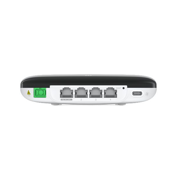 Ubiquiti UFiber WiFi6 CPE GPON - Routeur Wi-Fi 6 avec 4 ports Gigabit RJ-45, SC/APC, PoE, débit descendant 2.488 Gbps, ascendant 1.244 Gbps Ubiquiti UFiber WiFi6 CPE GPON - Routeur Wi-Fi 6 avec 4 ports Gigabit RJ-45, SC/APC, PoE, débit descendant 2.488 Gbps, ascendant 1.244 Gbps
