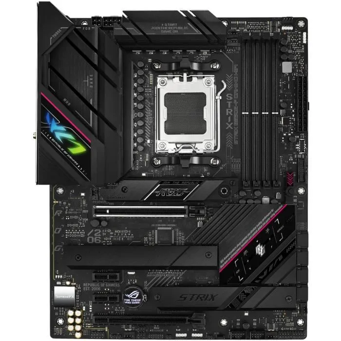 Asus Carte mère ROG STRIX B650E-F GAMING WiFi 90MB1BQ0-M0EAY0 - AMD AM5, WiFi 6E, Bluetooth 5.3, noir