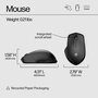 HP Souris Sans Fil Silent 280M - Clics Silencieux, Autonomie 18 Mois, Ergonomique, Bluetooth pour Ordinateur Portable et PC