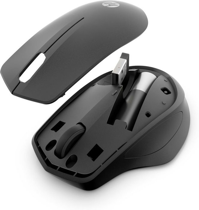 HP Souris Sans Fil Silent 280M - Clics Silencieux, Autonomie 18 Mois, Ergonomique, Bluetooth pour Ordinateur Portable et PC
