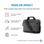 HP Sacoche Renouvelée Renew pour Ordinateur Portable 15.6 Pouces, Poches d'Organisation et Sangle, Imperméable, Fabriqué en Plastique Recyclé