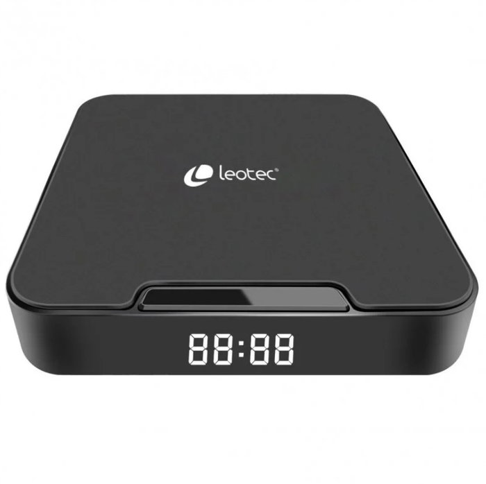 Leotec Android TV SHOW 2 432 Lecteur Multimédia 4K Android 11 4 Go RAM 32 Go Stockage WiFi Bluetooth 5.0 Noir