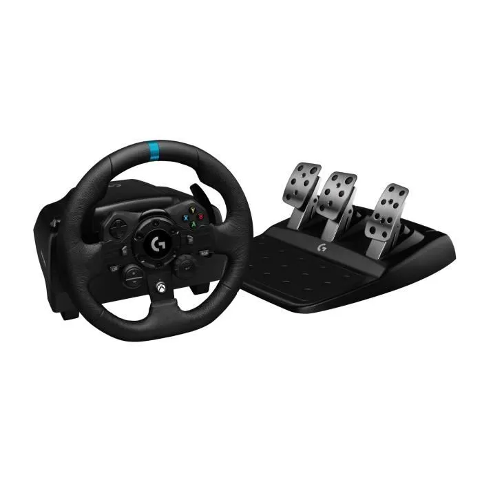 Logitech G Volant de Course G923 avec Pédales - Compatible Xbox Series X/S, One et PC - Technologie TRUEFORCE Logitech G Volant de Course G923 avec Pédales - Compatible Xbox Series X/S, One et PC - Technologie TRUEFORCE