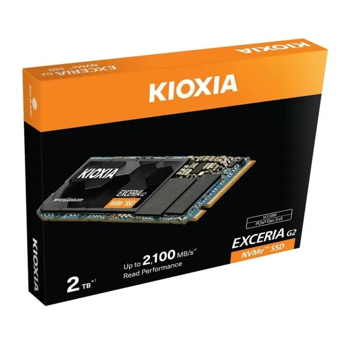 KIOXIA EXCERIA G2 SSD 2 To M.2 2100 Mo/s Lecture 1700 Mo/s Écriture