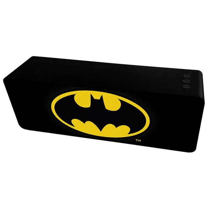 DC Comics - Enceinte portable Bluetooth Batman - 10W RMS, batterie 2000 mAh, AUX, lecture USB/microSD, mains libres