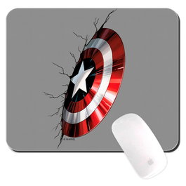 ERT GROUP Tapis de souris gamer Marvel Captain America avec surface anti-dérapante, 22x18 cm