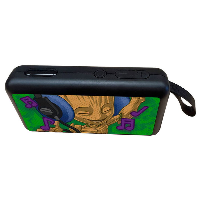 ERT GROUP Haut-parleur portable sans fil Bluetooth 5.0 Marvel - Groot Guardians of the Galaxy, batterie rechargeable via USB, certifié CE