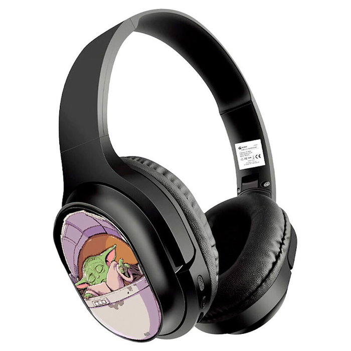 ERT GROUP Casque audio sans fil Bluetooth 5.0 Baby Yoda Mandalorian Star Wars - Pliable, autonomie 8h, micro HD, lecteur MP3 intégré, certifié CE