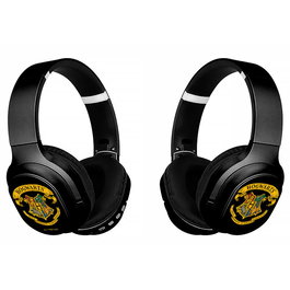 Harry Potter Casque audio sans fil Hogwarts Bluetooth 5.0 avec microphone HD, design pliable, batterie 500mAh et lecteur MP3 intégré