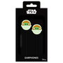 ERT GROUP Casque audio intra-auriculaire Star Wars Mandalorian Baby Yoda, câble 1,2m avec connecteur 3,5mm, contrôle multifonction des appels et musique