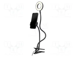 GEMBIRD Selfie Stick Noir avec Diode LED 5W