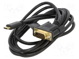 GEMBIRD Adaptateur Cablexpert USB 3.1 vers D-Sub 15pin HD 2m noir
