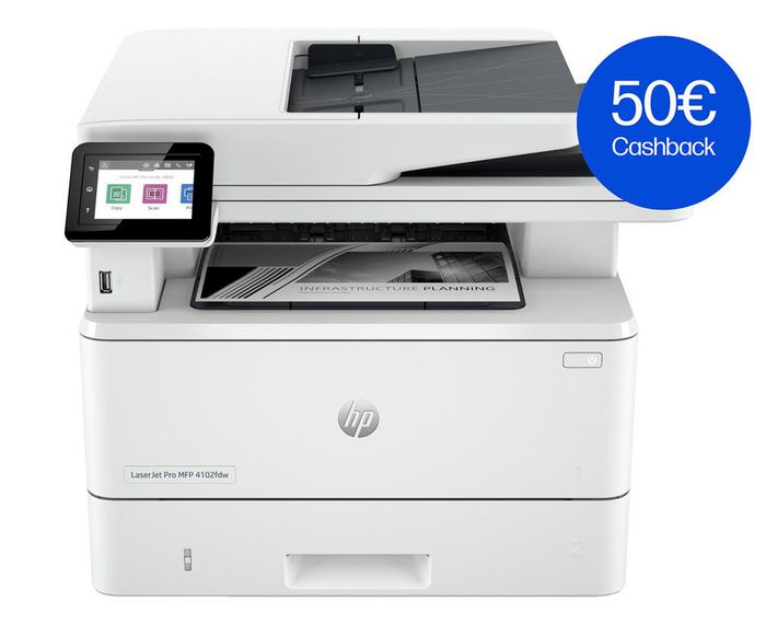 HP Imprimante LaserJet Pro MFP 4102fdw - Multifonction réseau couleur sans fil, chargeur automatique de documents