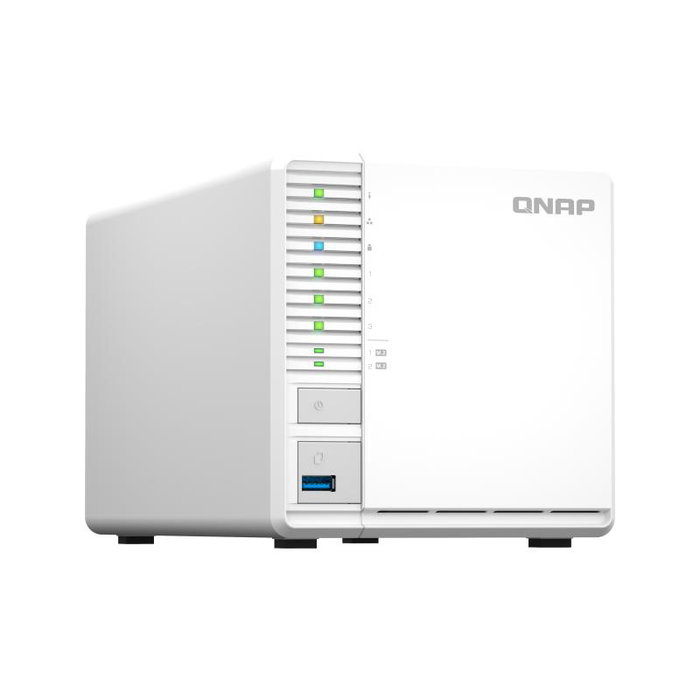 QNAP TS-364-8G - NAS 3 baies avec 8 Go de RAM, stockage en réseau (TS3648G)