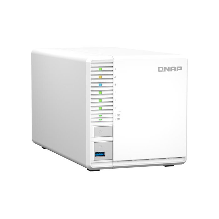 QNAP TS-364-8G - NAS 3 baies avec 8 Go de RAM, stockage en réseau (TS3648G)