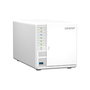 QNAP TS-364-8G - NAS 3 baies avec 8 Go de RAM, stockage en réseau (TS3648G)