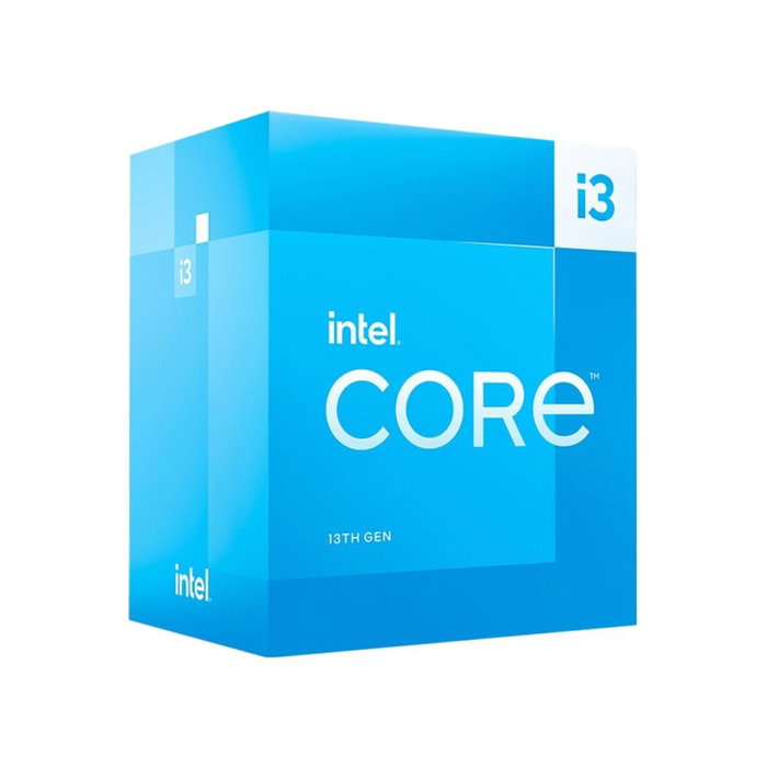 Intel Core i3-13100F 13e génération, 4 cœurs, 4,5 GHz Turbo, 12 Mo de cache, LGA 1700