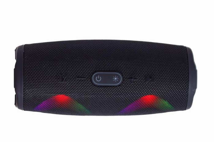 GEMBIRD Haut-parleur Bluetooth avec diode LED, noir