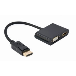 GEMBIRD Câble DisplayPort A-DPM-HDMIFVGAF-01 Noir 10 cm