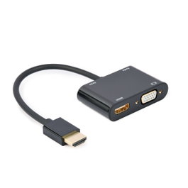 GEMBIRD Adaptateur Vidéo 4K/Full HD/UHD 0,15m Noir