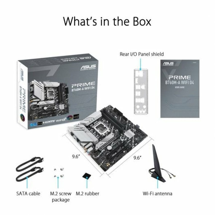 Asus PRIME B760M-A WIFI D4 DDR4 Black