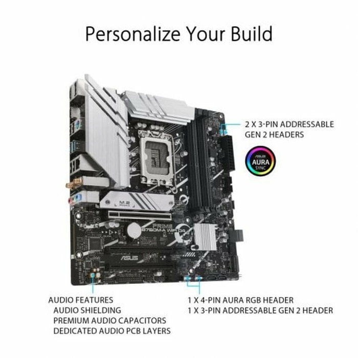 Asus PRIME B760M-A WIFI D4 DDR4 Black