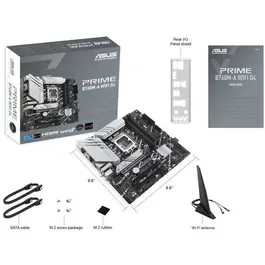Asus PRIME B760M-A WiFi D4 Carte mère Micro-ATX Socket LGA 1700 avec Wi-Fi 6, 2.5 Gigabit Ethernet et support DDR4