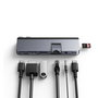 Hyper HyperDrive DUO PRO Hub USB-C 7 Ports avec HDMI 4K 60Hz, Thunderbolt 4, Ethernet Gigabit, USB-A/C, Audio - Compatible MacBook Pro/Air (2016-2021), PC, iPad