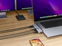 Hyper HyperDrive DUO PRO Hub USB-C 7 Ports avec HDMI 4K 60Hz, Thunderbolt 4, Ethernet Gigabit, USB-A/C, Audio - Compatible MacBook Pro/Air (2016-2021), PC, iPad