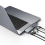 Hyper HyperDrive DUO PRO Hub USB-C 7 Ports avec HDMI 4K 60Hz, Thunderbolt 4, Ethernet Gigabit, USB-A/C, Audio - Compatible MacBook Pro/Air (2016-2021), PC, iPad