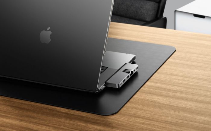 Hyper HyperDrive DUO PRO Hub USB-C 7 Ports avec HDMI 4K 60Hz, Thunderbolt 4, Ethernet Gigabit, USB-A/C, Audio - Compatible MacBook Pro/Air (2016-2021), PC, iPad