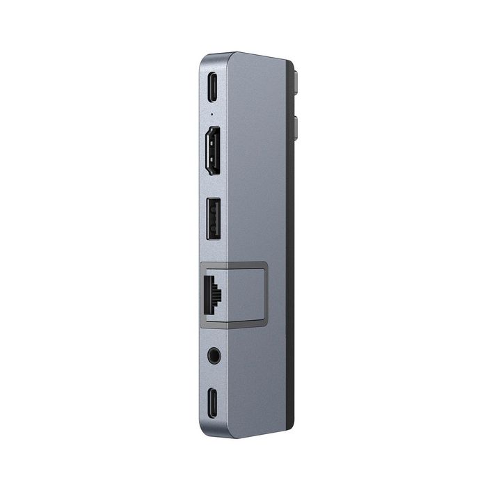 Hyper HyperDrive DUO PRO Hub USB-C 7 Ports avec HDMI 4K 60Hz, Thunderbolt 4, Ethernet Gigabit, USB-A/C, Audio - Compatible MacBook Pro/Air (2016-2021), PC, iPad
