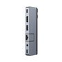 Hyper HyperDrive DUO PRO Hub USB-C 7 Ports avec HDMI 4K 60Hz, Thunderbolt 4, Ethernet Gigabit, USB-A/C, Audio - Compatible MacBook Pro/Air (2016-2021), PC, iPad