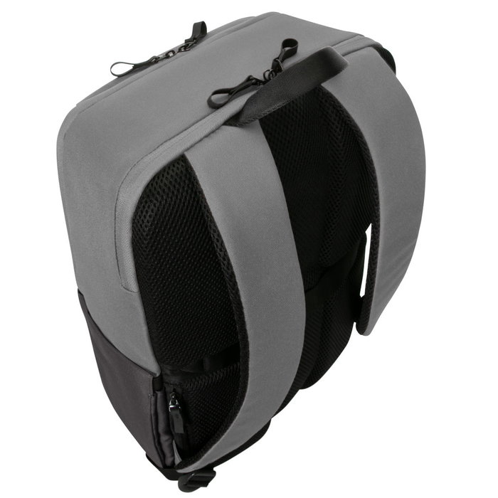 Targus Sagano Mochila 15.6 Pouces Grise, Sac à Dos avec Serrure, Matériau Recyclé RPET 500