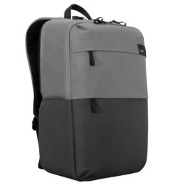 Targus Sagano Mochila 15.6 Pouces Grise, Sac à Dos avec Serrure, Matériau Recyclé RPET 500